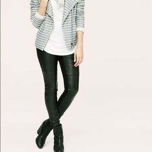 NWT Lou & Grey Faux Leather Leggings